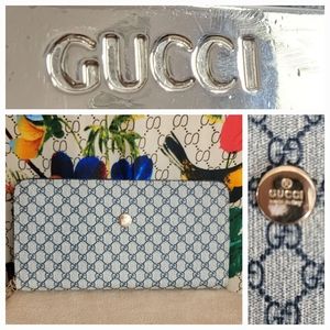 Gucci Blue and Silver Wallet